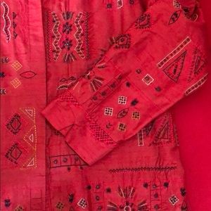 Chico’s beaded and embroidered jacket